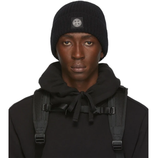 现货stoneisland19fw石头岛冷针织毛线户外男女帽子