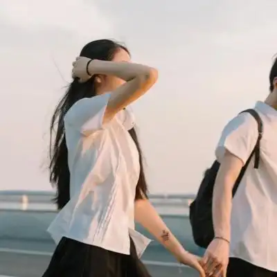 小清新文艺有深度的真人情侣头像