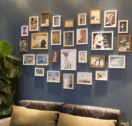 心形照片墙怎么摆