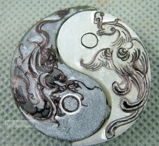 玉缘社区 玉缘阁玉雕厂 玉缘茶馆 创意设计作品追踪——太极龙凤呈祥