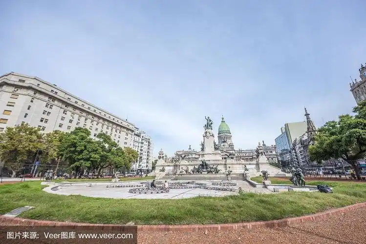阿根廷布宜诺斯艾利斯的国会广场
