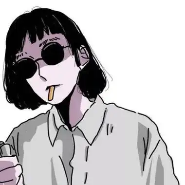 手绘个性女生头像