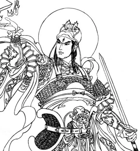 五显灵官华光天王图片