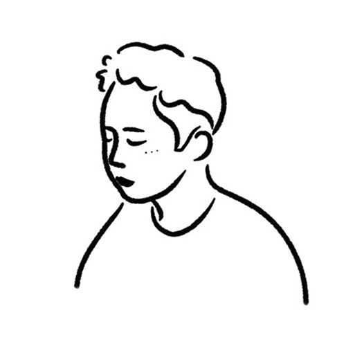男版简笔画头像图片