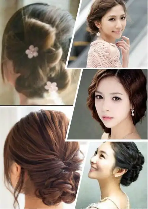 盘发发型图片大全,简单好看的盘发步骤及教程