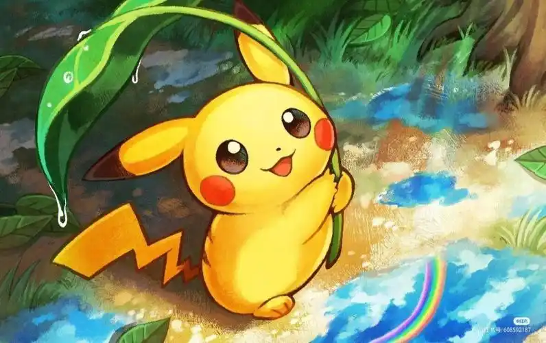 皮卡丘横式壁纸自己拿图