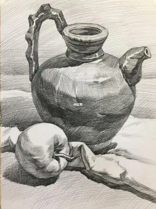 素描静物上调子步骤分析
