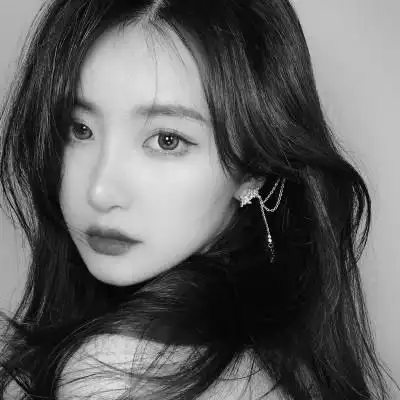 小众黑白ins风真人头像女100张