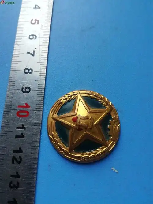 美品55式大帽徽