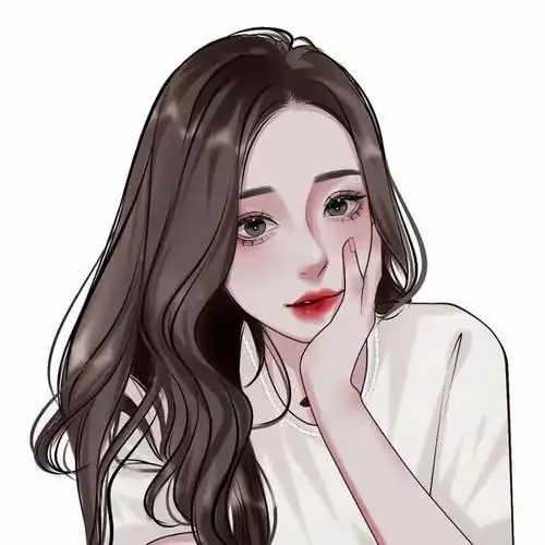 手绘头像女生头像绘画精致女生头像