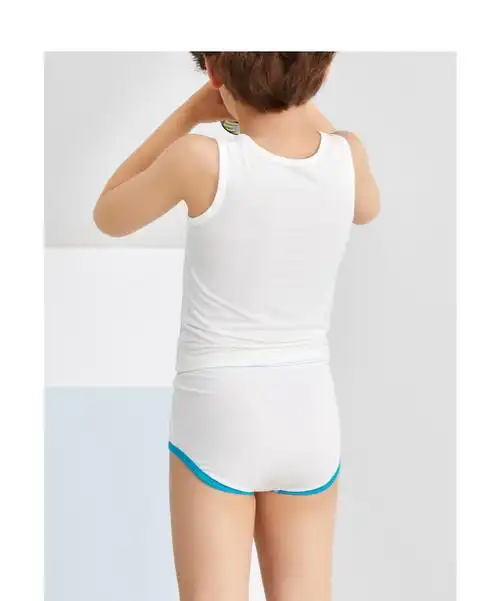 爱慕儿童内裤男孩三角内裤棉质印花内裤男孩中腰三角裤 复古男孩ak222