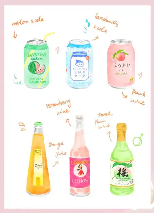 ipad水彩教程:3分钟搞定夏日汽水画