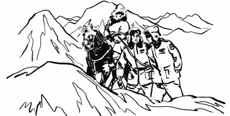 押送罪犯翻越大雪山