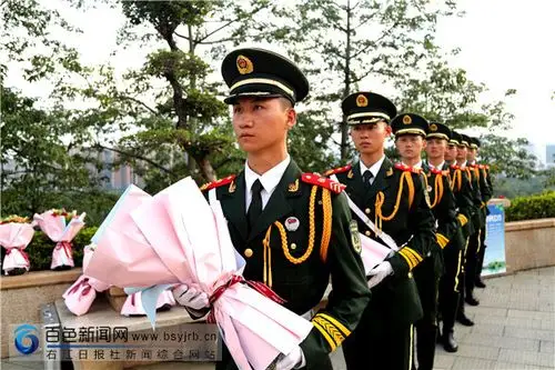 高光时刻武警百色支队隆重举行宣布命令大会
