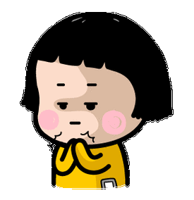 卡通拍手黄衣服红脸蛋gif动图_动态图_表情包下载_soogif