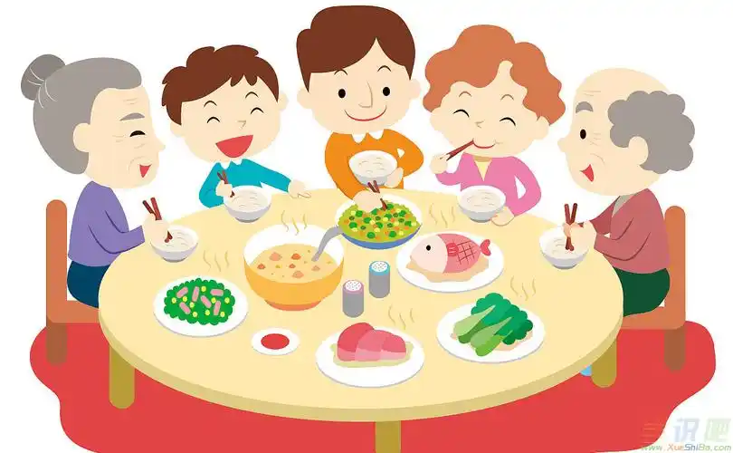 全家福卡通图片