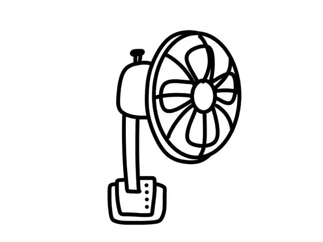 风扇简笔画,风扇图片,电器简笔画