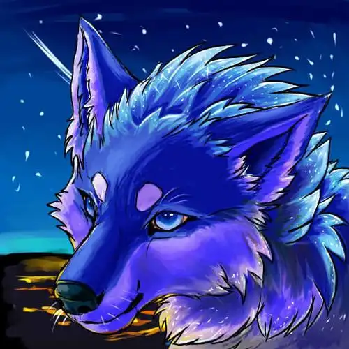 随手画的狼,喜欢可以拿去当头像,不过最好先和我说一声～ 不知道是平