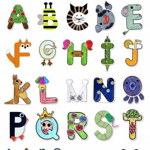 英语启蒙手工创意想象拼图安静书卡通中性 款一26字母26张配套材料包
