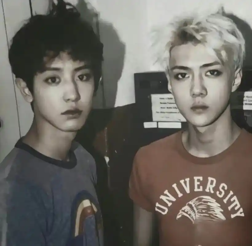 吴世勋 #朴灿烈 #合照 - 抖音