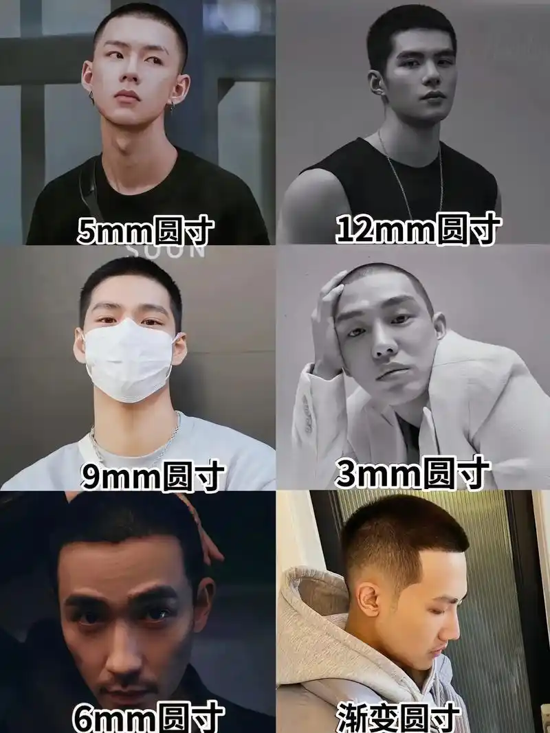 男士夏日超短寸头.#美式圆寸 #男士发型干净有精神#寸头寸头 - 抖音