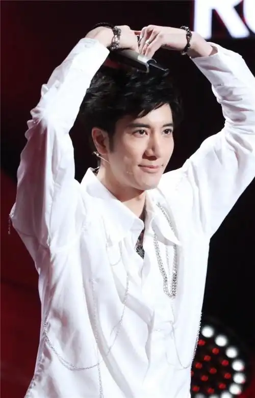 王力宏白衬衫(白衬衫搭配黑色长裤帅气优雅)