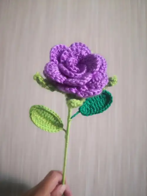 纯手工编织的玫瑰花