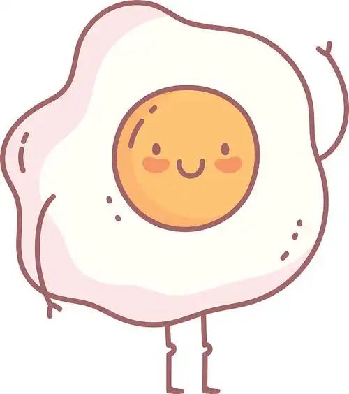 煎蛋人物菜单餐厅卡通食品图片