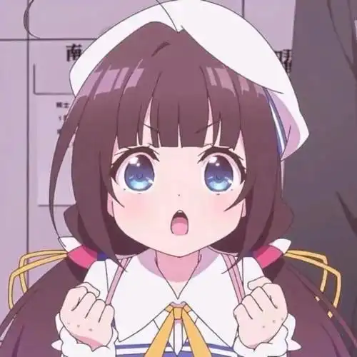 呆萌可爱的卡通动漫女生头像图片