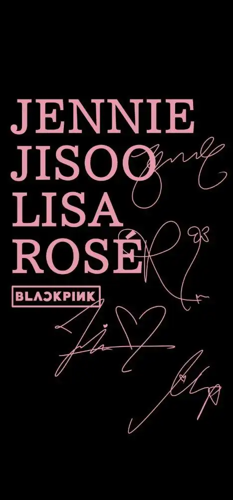 blackpink文字系壁纸