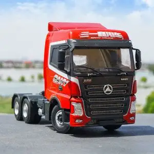 1:24原厂三一 sany 牵引车 英杰版拖头 三一重卡车工程车模型