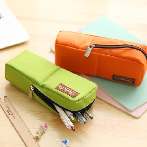 日本kokuyo国誉大容量多功能笔袋三合一学生文具袋笔盒笔袋