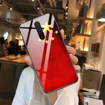 cc9e防摔保护套中国风红米k30pr 红米k30 暗红国旗(赠送屏幕膜和挂绳)