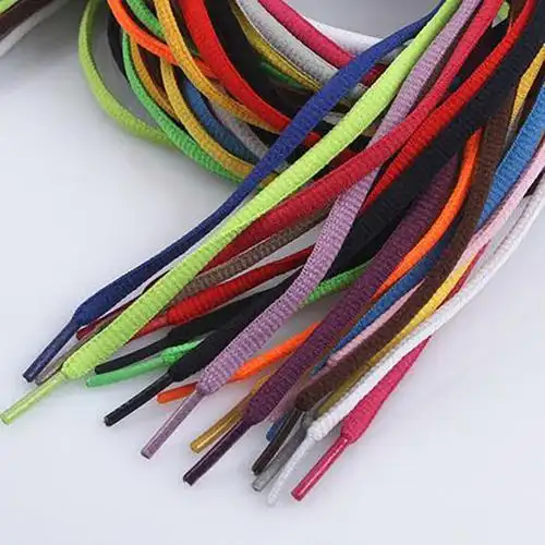 椭圆形编织鞋带绳/绳 - buy polyester shoelace for sports shoes