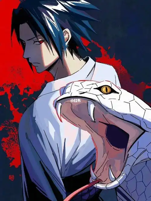 佐助写轮眼帅的