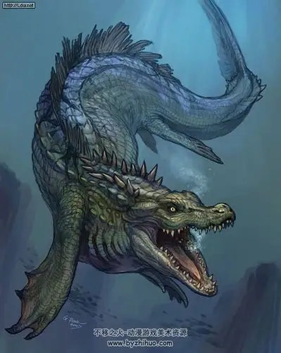 各种风格怪物动物原画收集怪兽类原画参考素材2103p