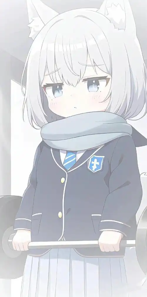 近距离的女生动漫壁纸