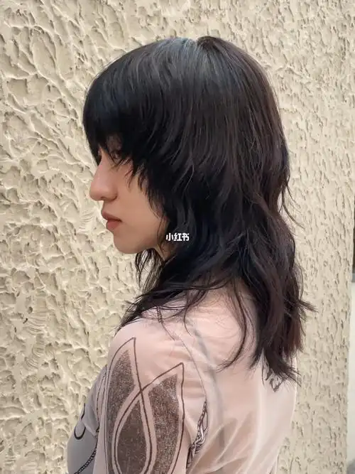 长发高层次鲻鱼头复古卷街头感酷感