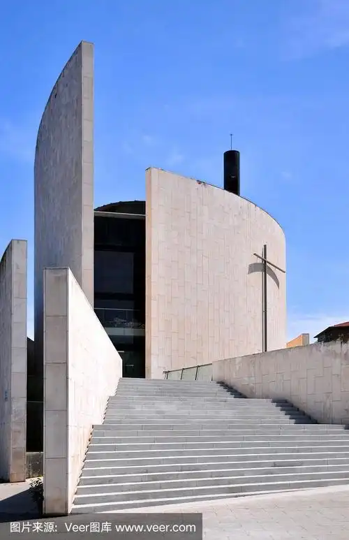 巴塞罗那,加泰罗尼亚:现代教堂-圣亚伯拉罕教区,牧首-楼梯