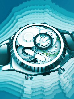 高分求手表内部齿轮转动的动图!