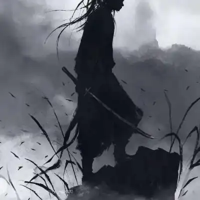 长情几时休/伤感黑白超酷古风头像男生帅气