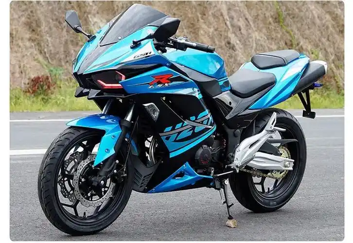 国产h2重型机车摩托车跑车400c国四电喷大排量公路跑车整车可上牌 h2