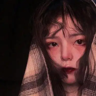 高清伤心流泪的女生头像图片(18张)