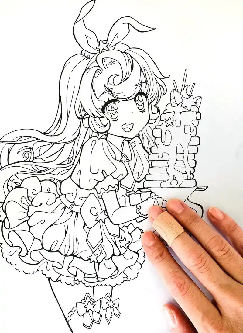 马克笔手绘 #画画使我快乐 #动漫手绘 #绘画过程 #手绘 - 抖音