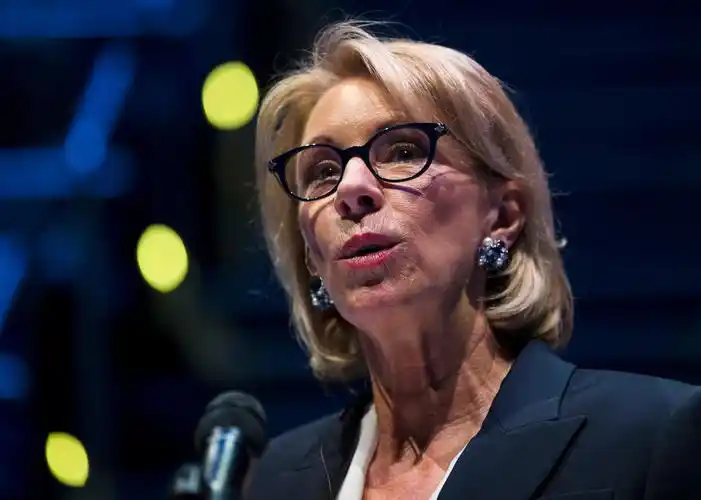 17, 2018 photo, education secretary betsy devos