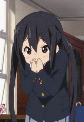 阿梓喵 轻音少女 中野梓 gif 动图 k-on