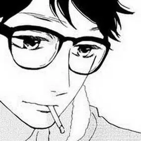 眼镜男头像简笔画