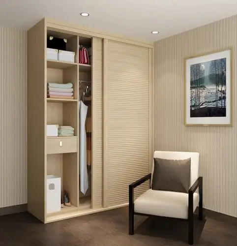 索菲亚c2框 经典百叶整体衣柜