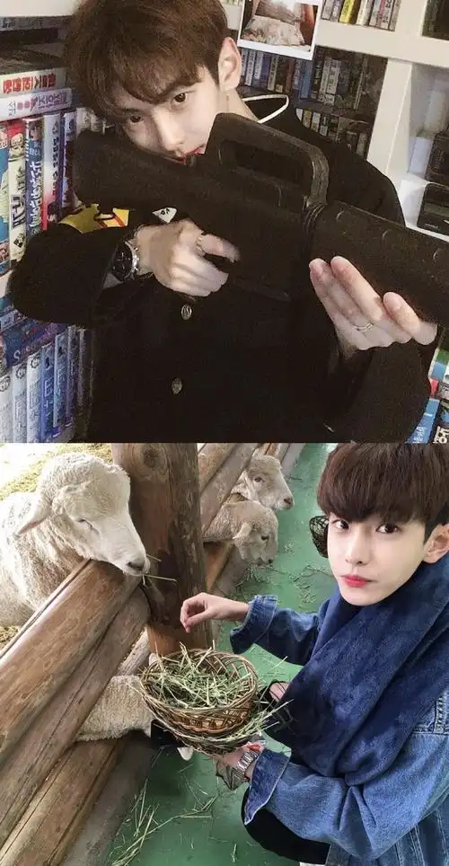 单眼皮大眼睛小哥哥 女友视角下的男友照