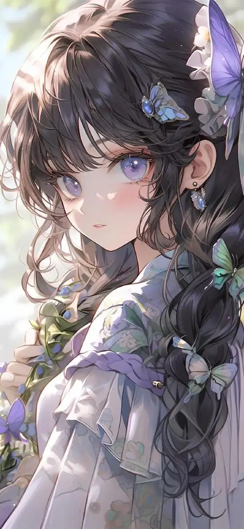 动漫女生壁纸#最美壁纸#很难不爱的手机壁纸!